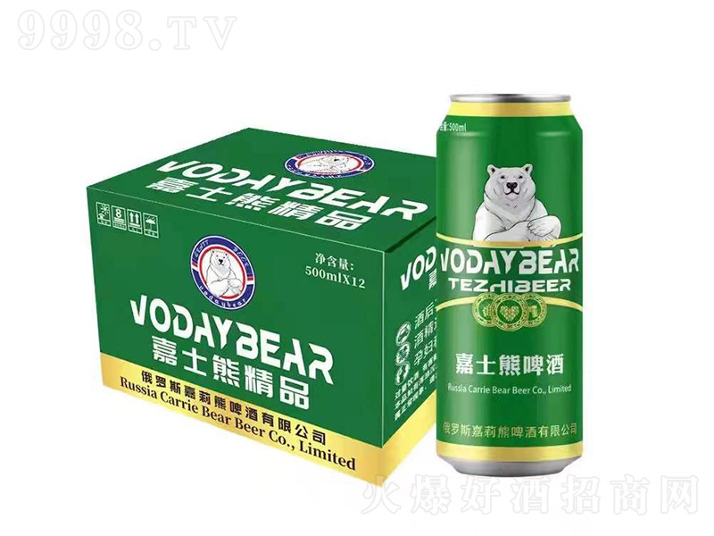 嘉士熊精品啤酒【6° 500ml】